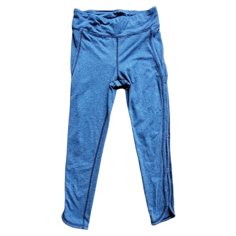 Free People Movement Women's Cropped Leggings Blue Small - Picture 2 of 6